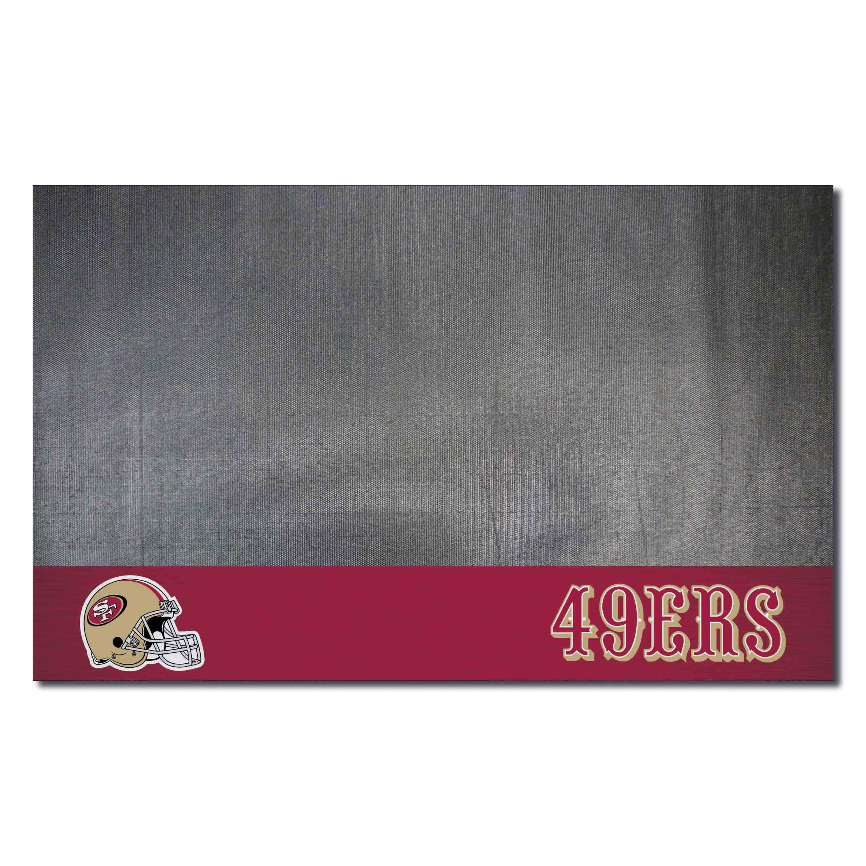 San Francisco 49ers Vinyl Grill Mat - 26in. x 42in.