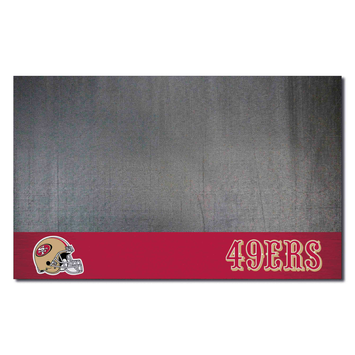 San Francisco 49ers Vinyl Grill Mat - 26in. x 42in.