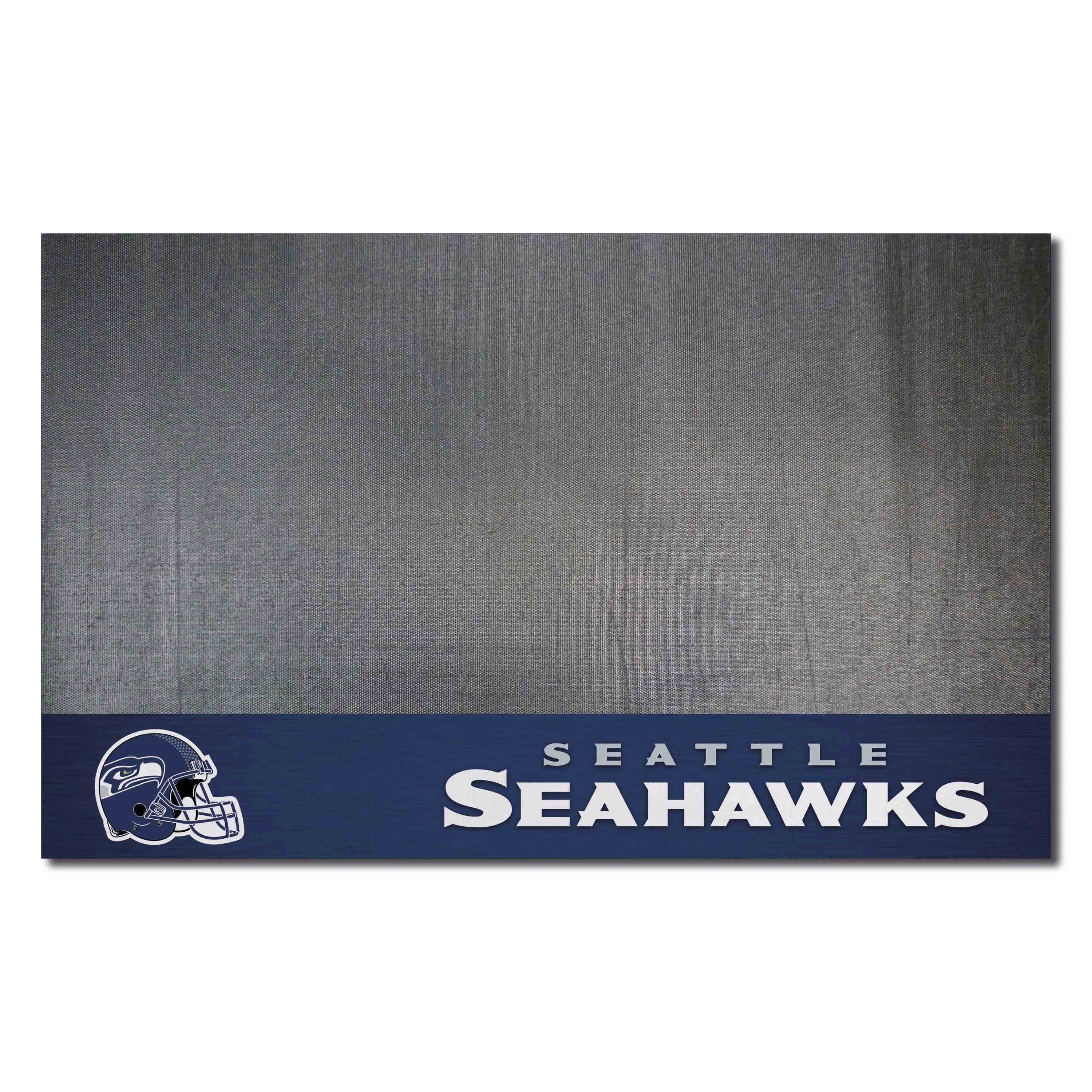 Seattle Seahawks Vinyl Grill Mat - 26in. x 42in.