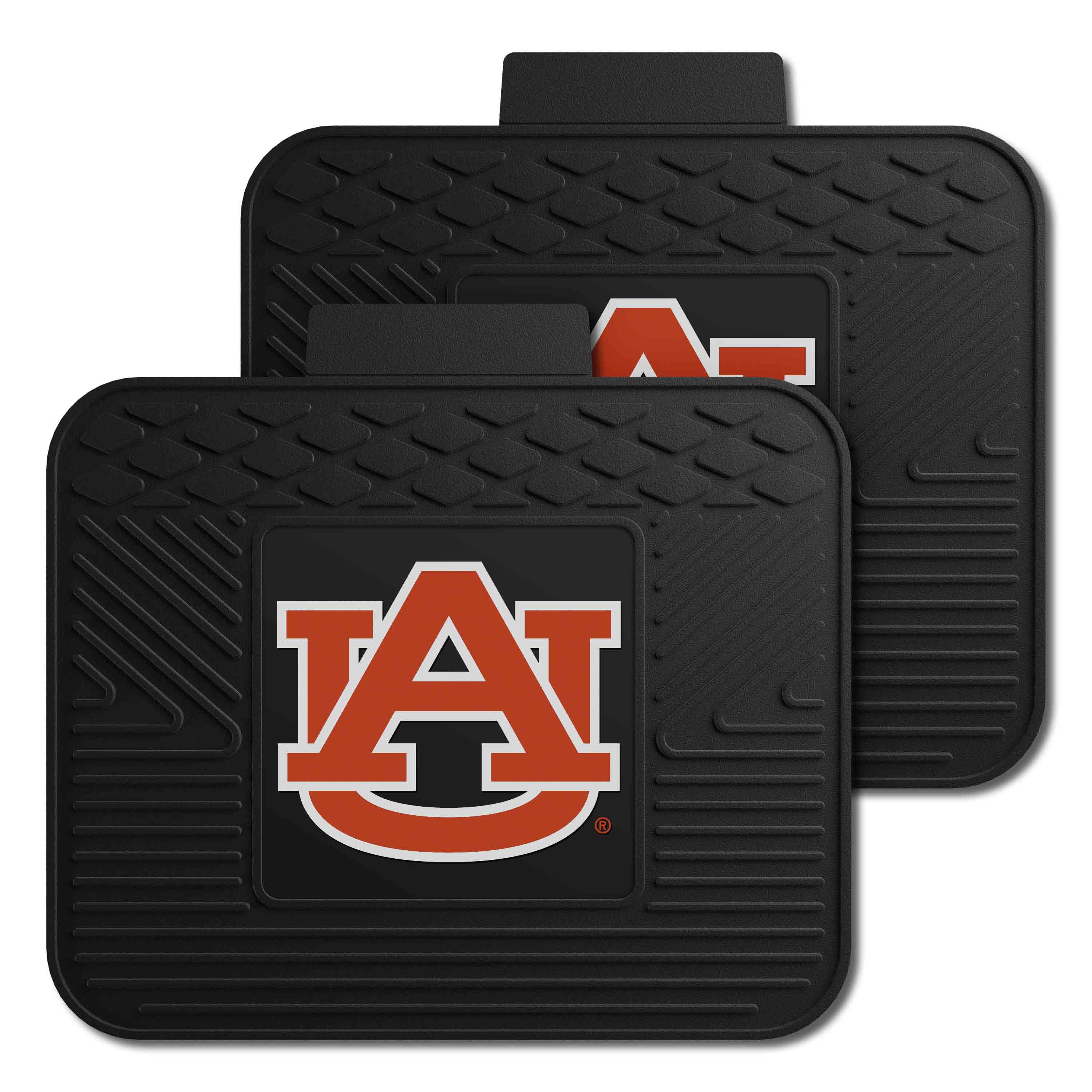 Auburn Tigers Back Seat Car Utility Mats - 2 Piece Set