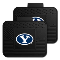 BYU Cougars Back Seat Car Utility Mats - 2 Piece Set