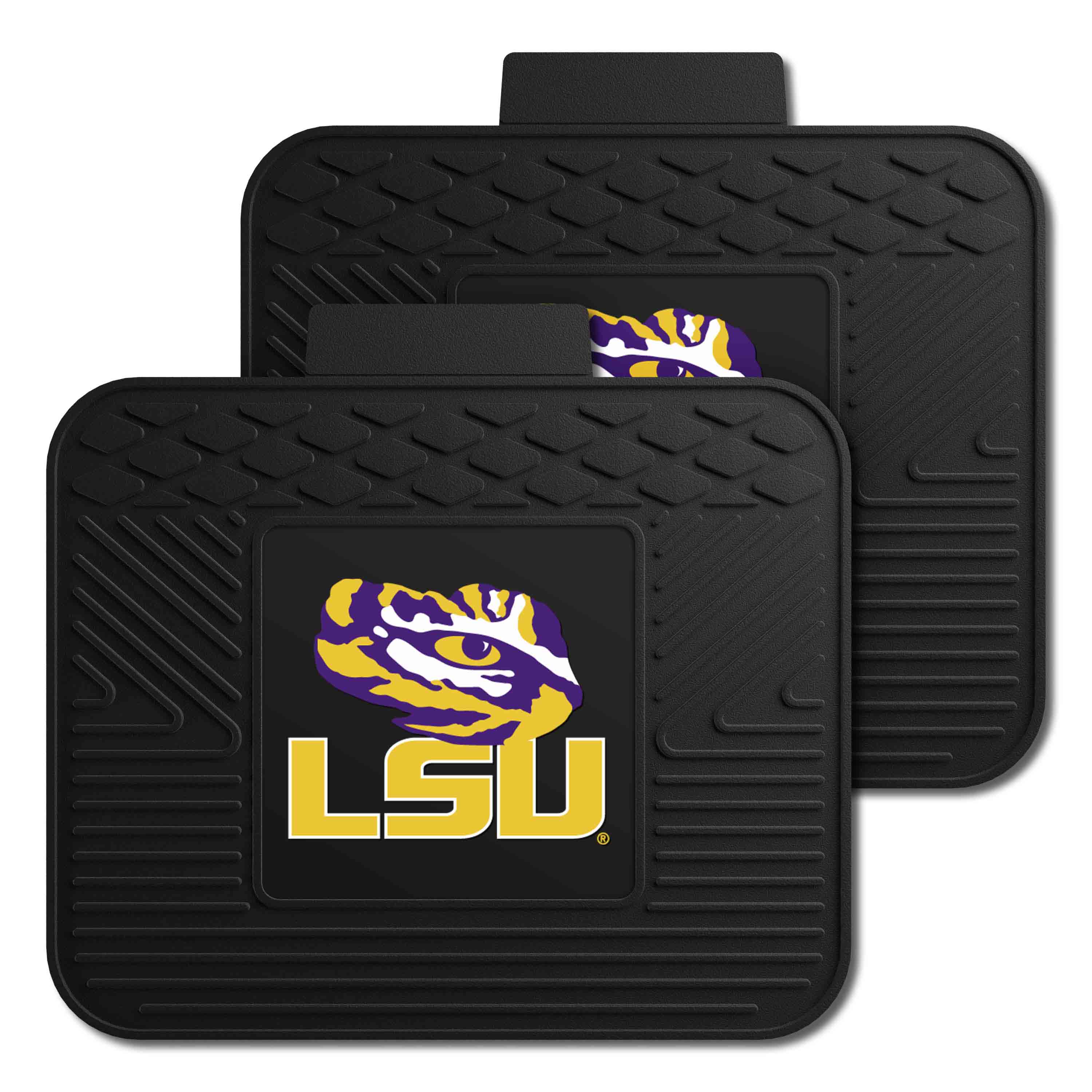 LSU Tigers Back Seat Car Utility Mats - 2 Piece Set