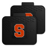 Syracuse Orange Back Seat Car Utility Mats - 2 Piece Set