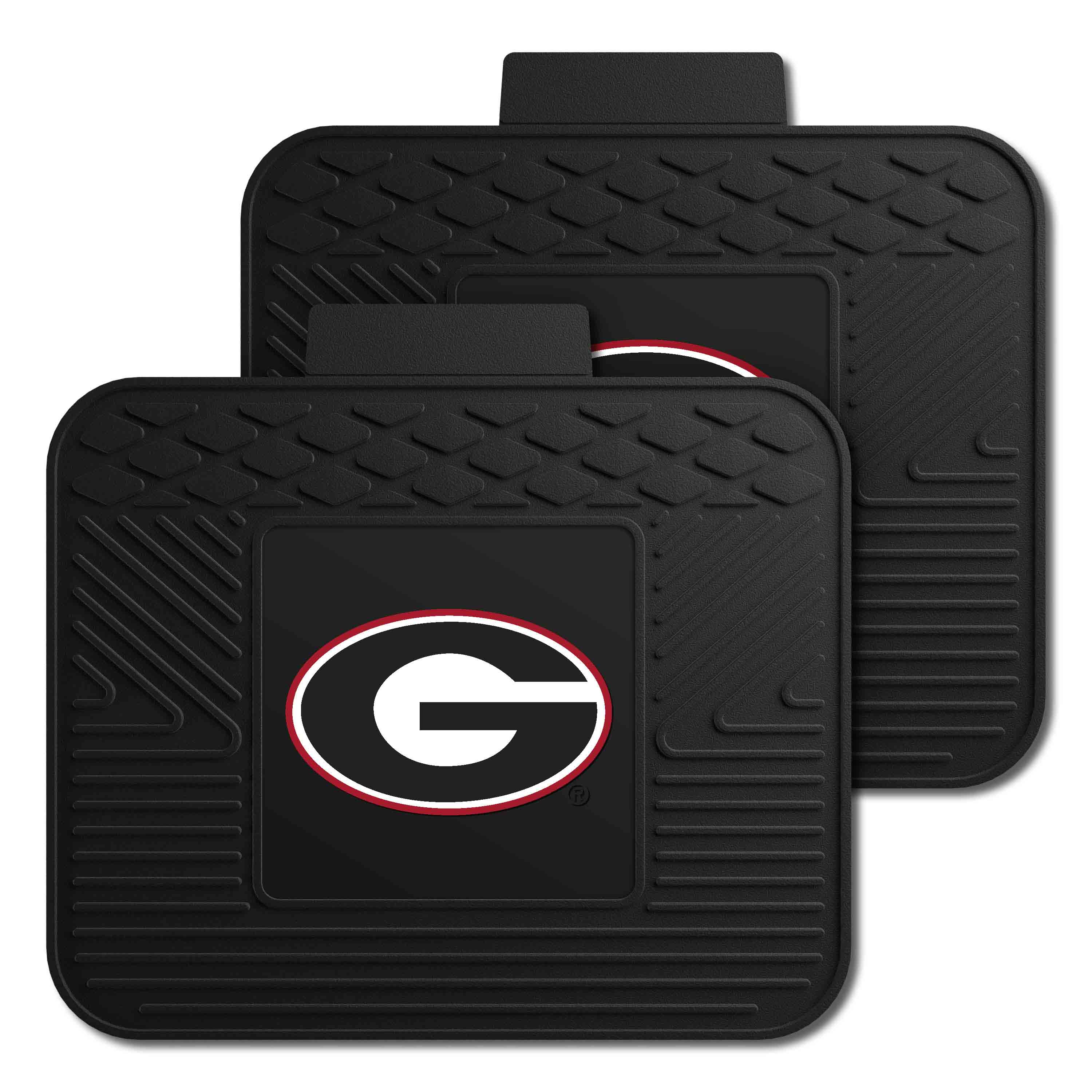 Georgia Bulldogs Back Seat Car Utility Mats - 2 Piece Set