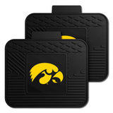 Iowa Hawkeyes Back Seat Car Utility Mats - 2 Piece Set