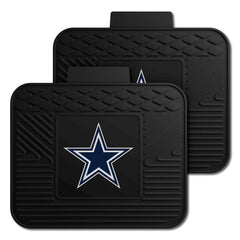 Dallas Cowboys Back Seat Car Utility Mats - 2 Piece Set