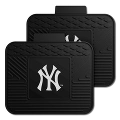 New York Yankees Back Seat Car Utility Mats - 2 Piece Set - New York Yankees