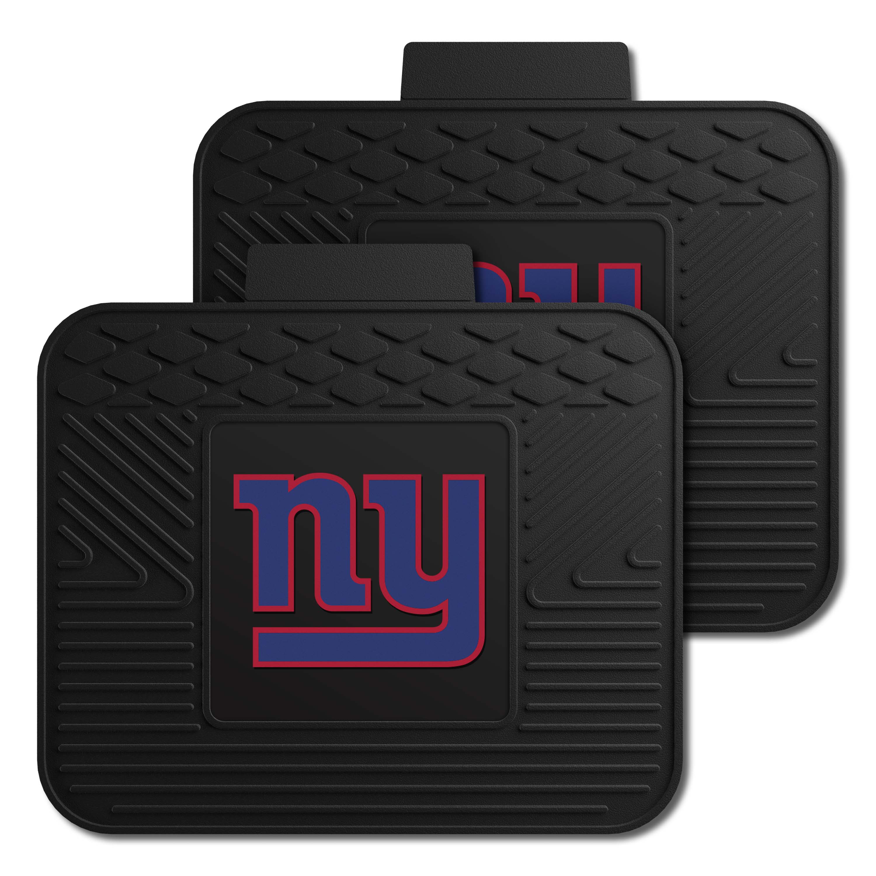 New York Giants Back Seat Car Utility Mats - 2 Piece Set