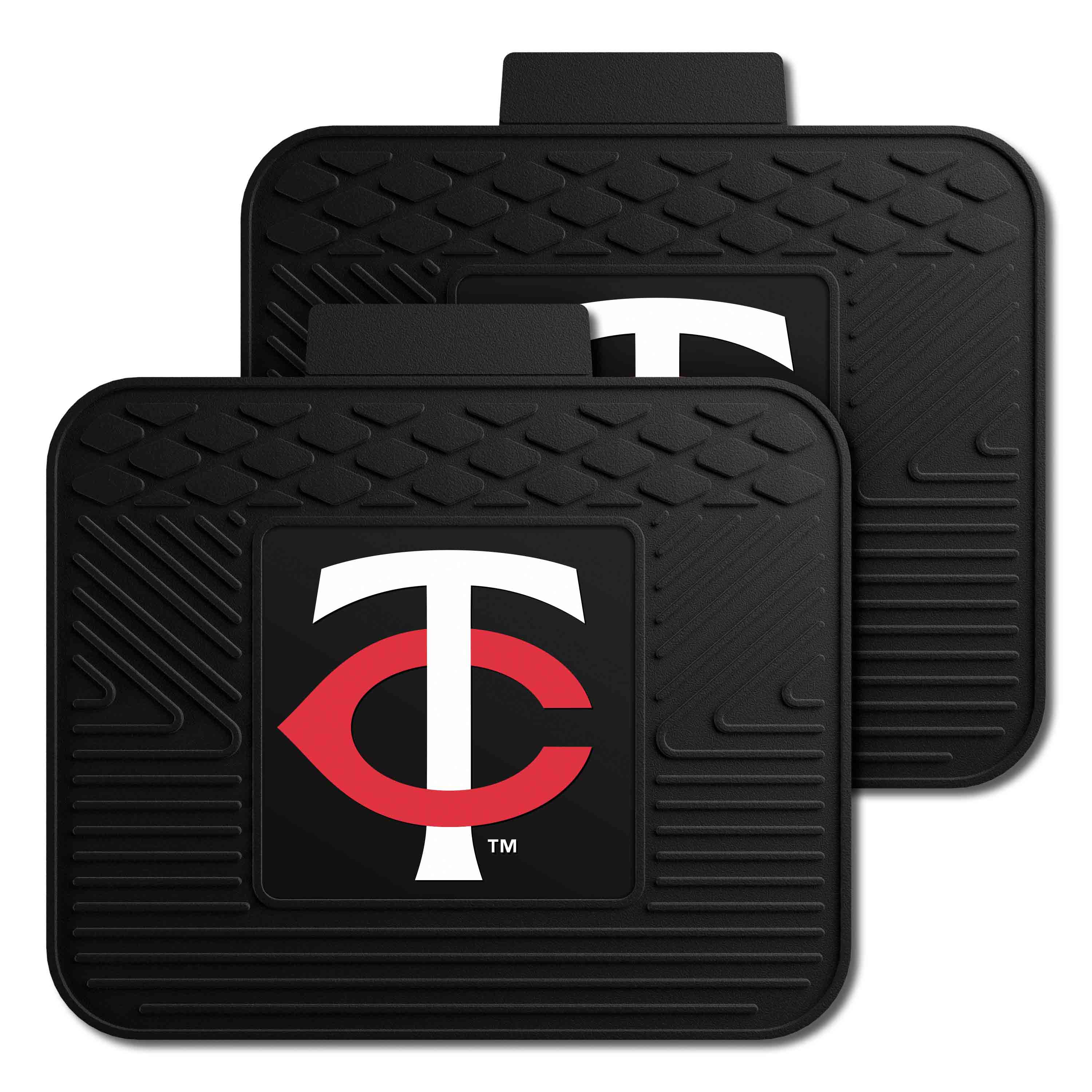 Minnesota Twins Back Seat Car Utility Mats - 2 Piece Set - Minnesota Twins