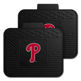 Philadelphia Phillies Back Seat Car Utility Mats - 2 Piece Set