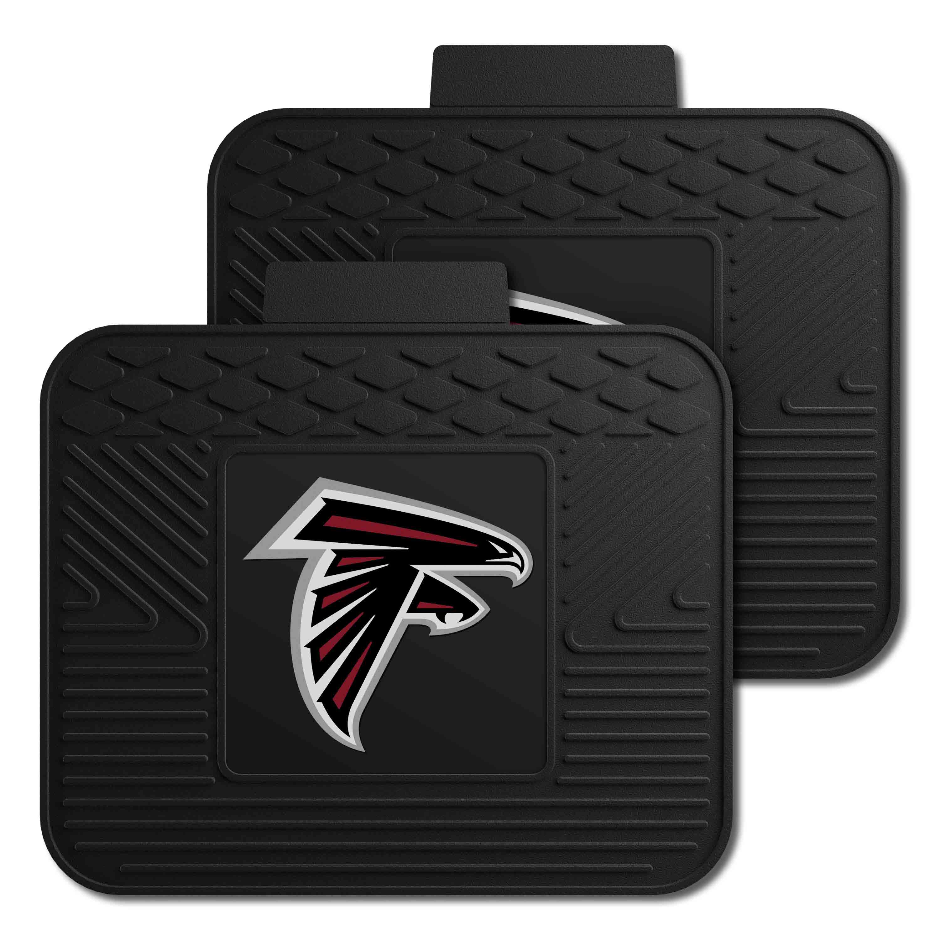 Atlanta Falcons Back Seat Car Utility Mats - 2 Piece Set - Atlanta Falcons