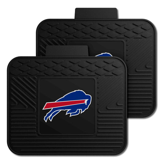 Buffalo Bills Back Seat Car Utility Mats - 2 Piece Set - Buffalo Bills