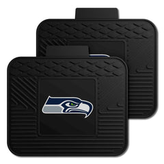 Seattle Seahawks Back Seat Car Utility Mats - 2 Piece Set