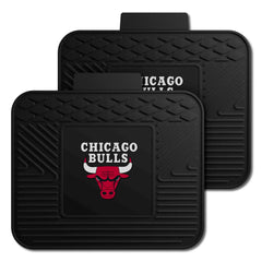 Chicago Bulls Back Seat Car Utility Mats - 2 Piece Set - Chicago Bulls