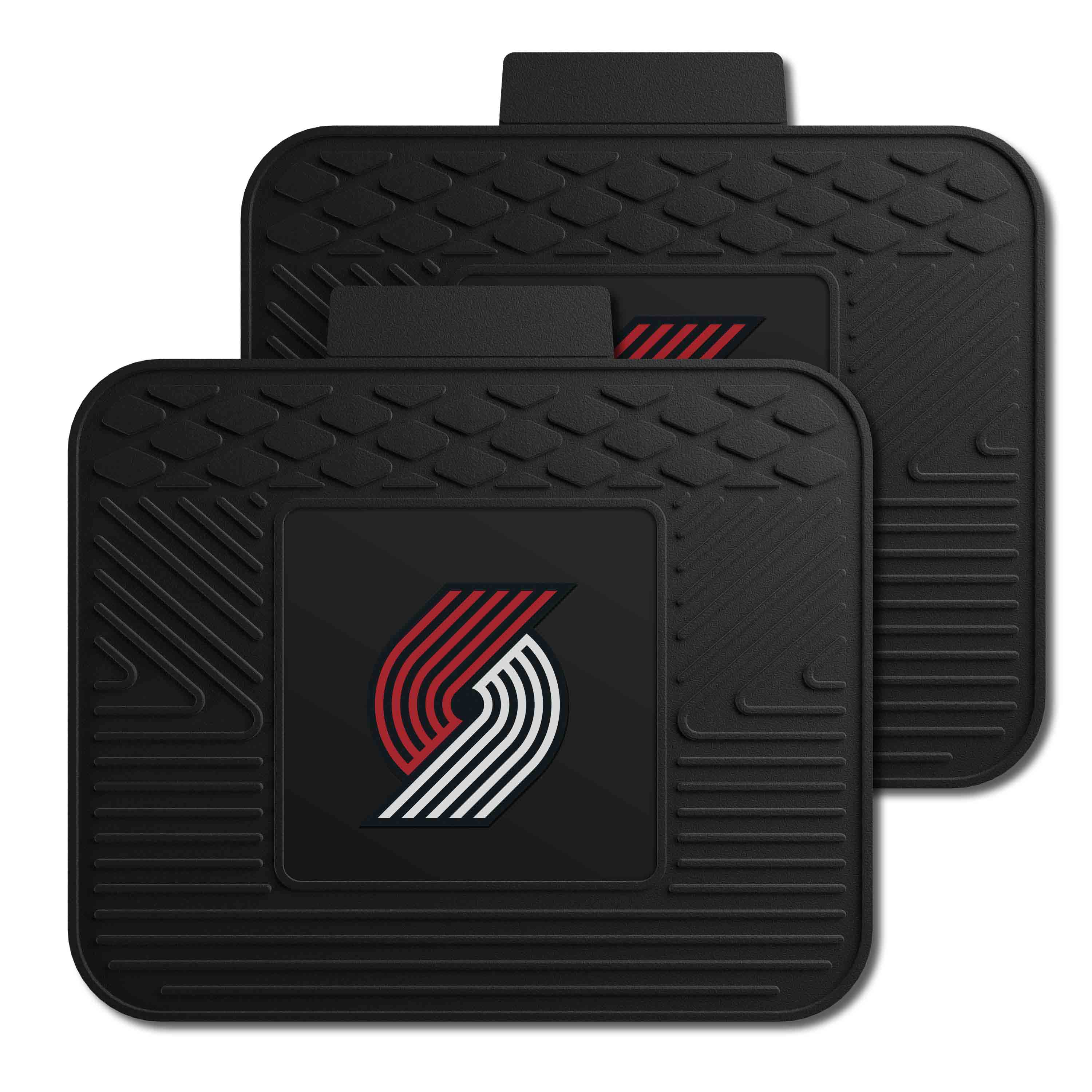 Portland Trail Blazers Back Seat Car Utility Mats - 2 Piece Set