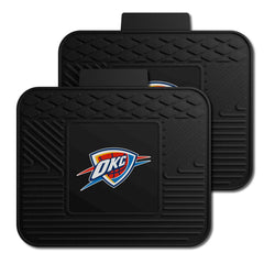 Oklahoma City Thunder Back Seat Car Utility Mats - 2 Piece Set - Oklahoma City Thunder