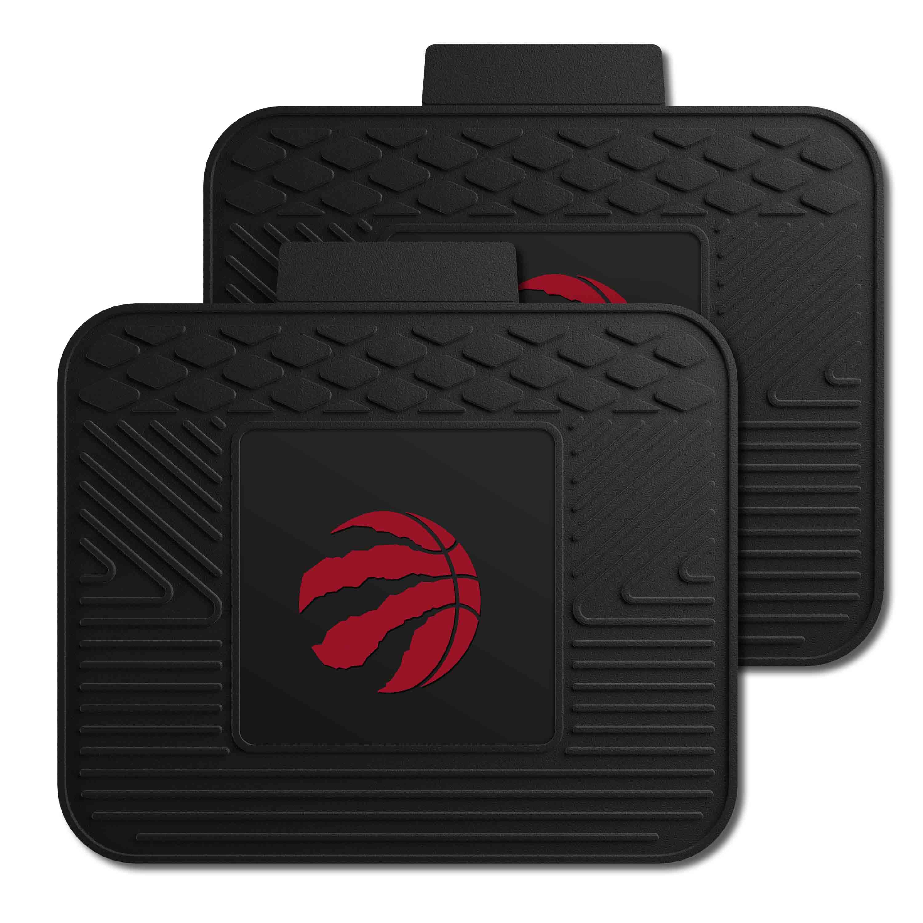 Toronto Raptors Back Seat Car Utility Mats - 2 Piece Set