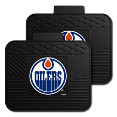 Edmonton Oilers Oilers Back Seat Car Utility Mats - 2 Piece Set - Edmonton Oilers