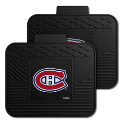 Montreal Canadiens Back Seat Car Utility Mats - 2 Piece Set