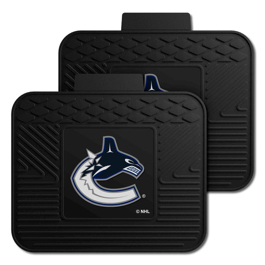 Vancouver Canucks Back Seat Car Utility Mats - 2 Piece Set