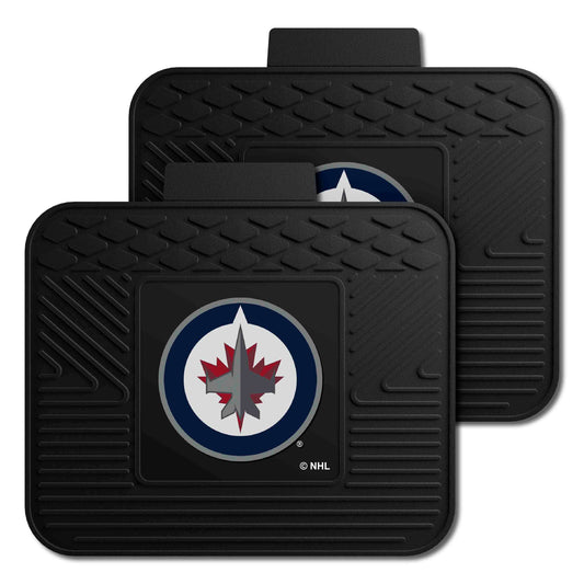 Winnipeg Jets Back Seat Car Utility Mats - 2 Piece Set