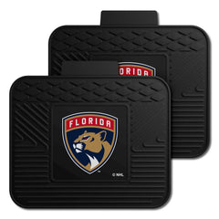 Florida Panthers Back Seat Car Utility Mats - 2 Piece Set