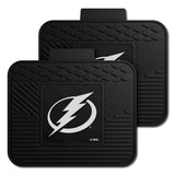 Tampa Bay Lightning Back Seat Car Utility Mats - 2 Piece Set