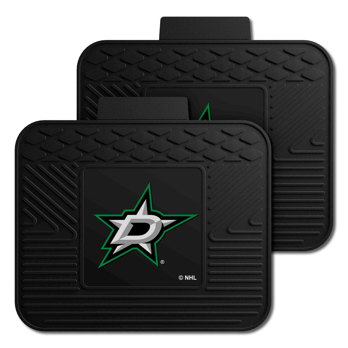 Dallas Stars Back Seat Car Utility Mats - 2 Piece Set - Dallas Stars