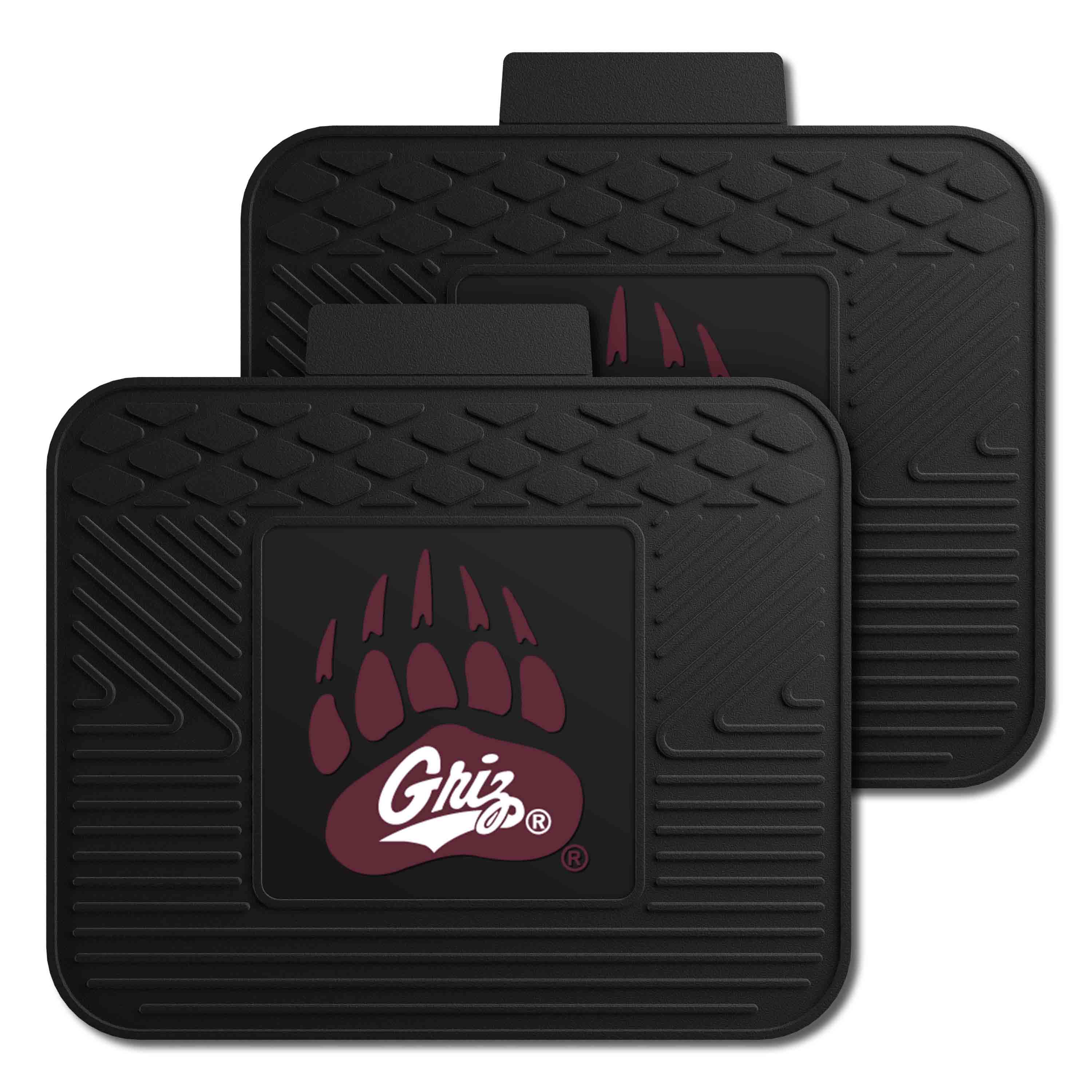 Montana Grizzlies Back Seat Car Utility Mats - 2 Piece Set