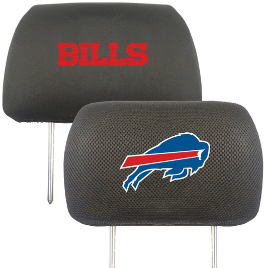 Buffalo Bills Embroidered Head Rest Cover Set - 2 Pieces - Buffalo Bills