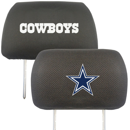 Dallas Cowboys Embroidered Head Rest Cover Set - 2 Pieces - Dallas Cowboys