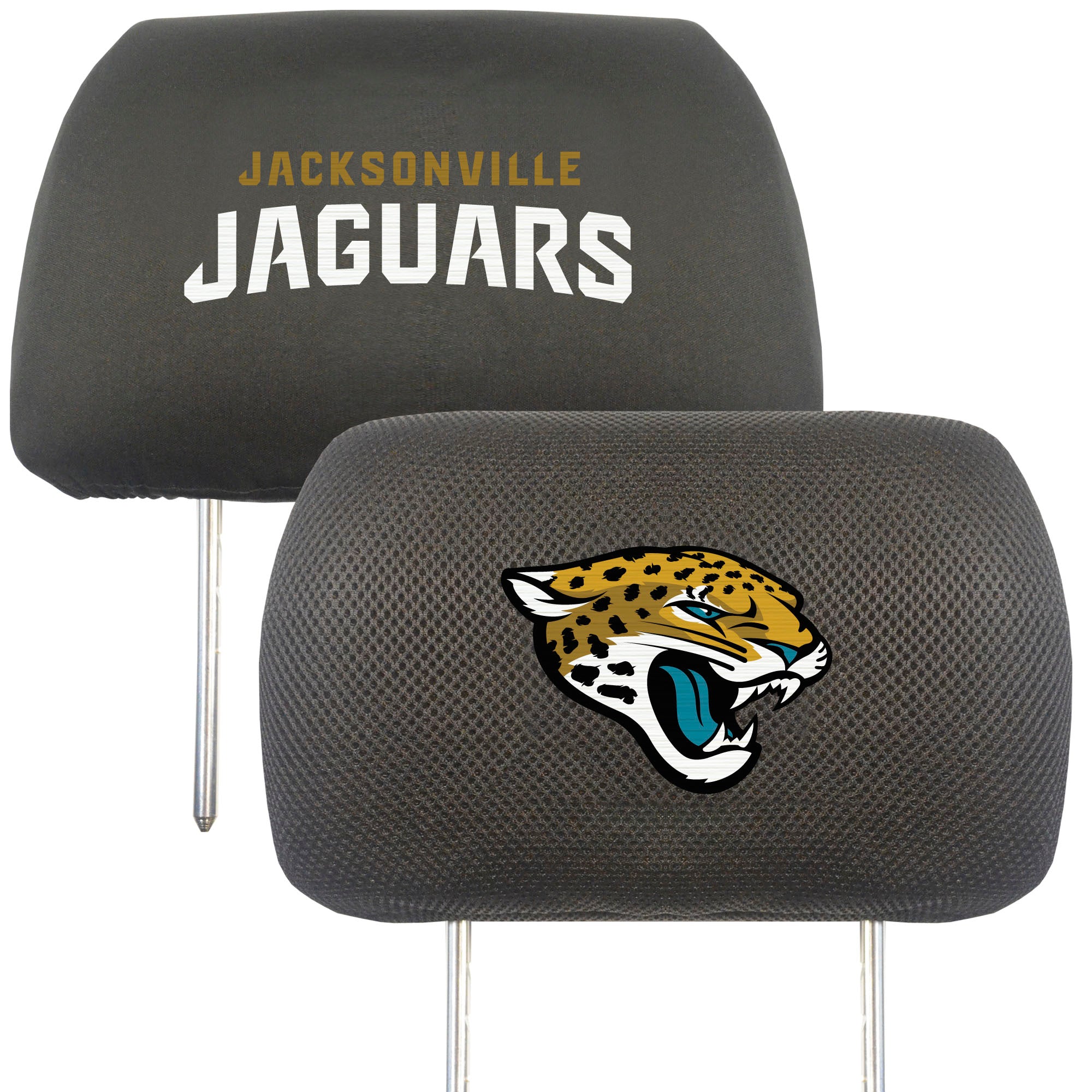 Jacksonville Jaguars Embroidered Head Rest Cover Set - 2 Pieces