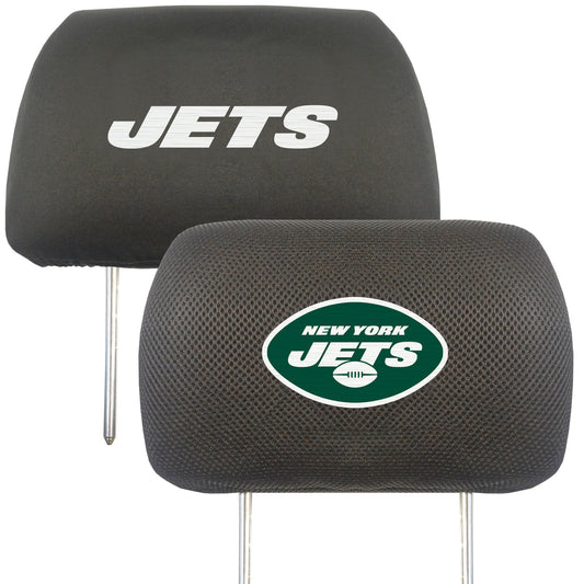 New York Jets Embroidered Head Rest Cover Set - 2 Pieces