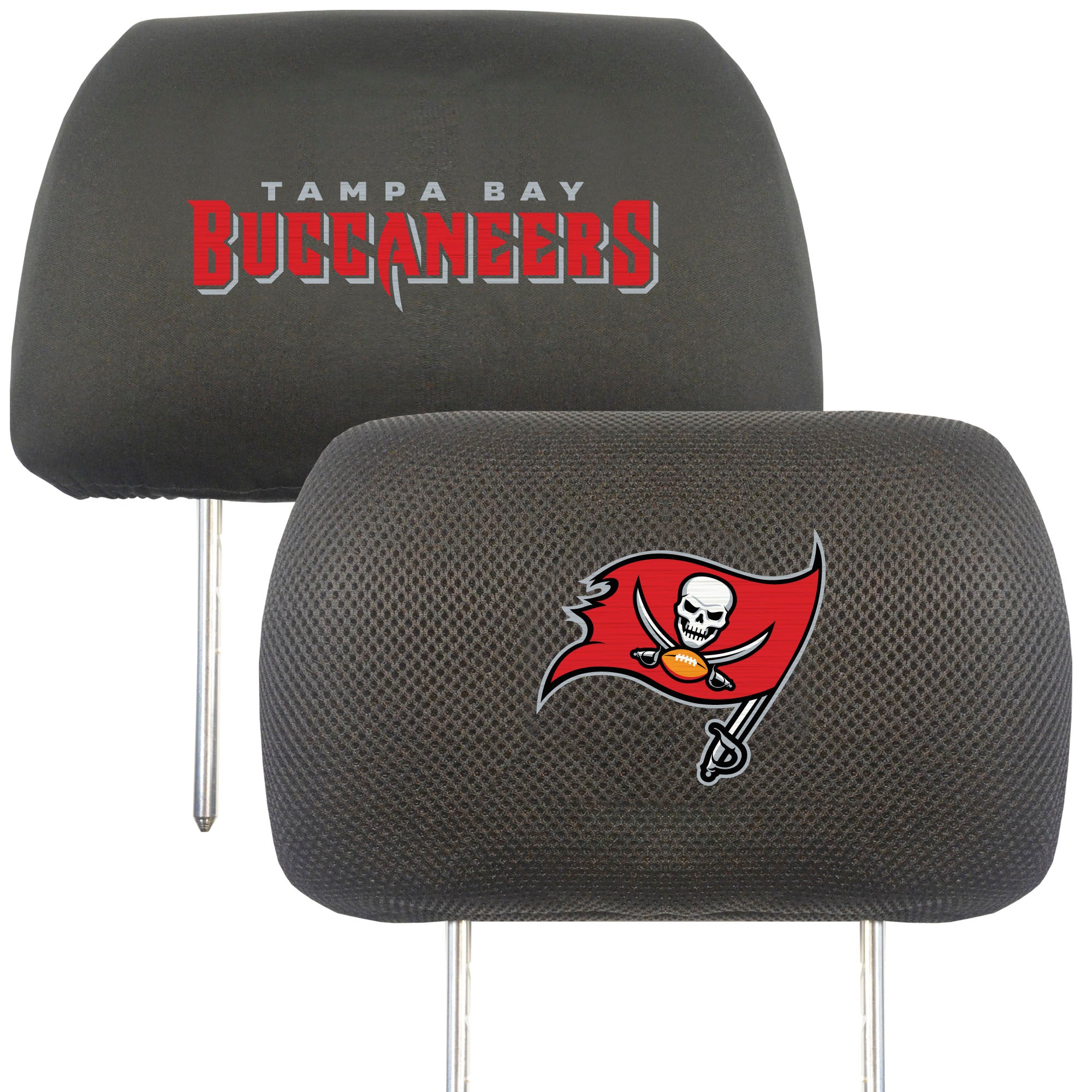 Tampa Bay Buccaneers Embroidered Head Rest Cover Set - 2 Pieces