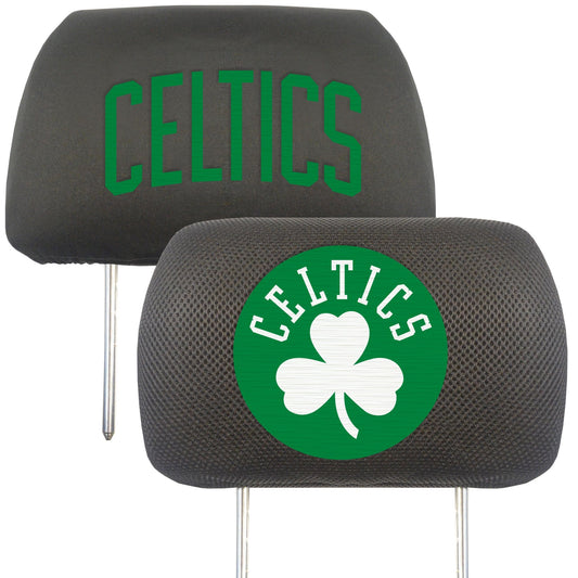 Boston Celtics Embroidered Head Rest Cover Set - 2 Pieces - Boston Celtics