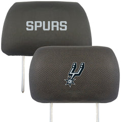 San Antonio Spurs Embroidered Head Rest Cover Set - 2 Pieces