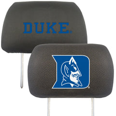 Duke Blue Devils Embroidered Head Rest Cover Set - 2 Pieces