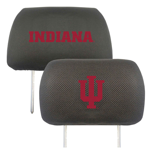 Indiana Hooisers Embroidered Head Rest Cover Set - 2 Pieces