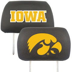 Iowa Hawkeyes Embroidered Head Rest Cover Set - 2 Pieces