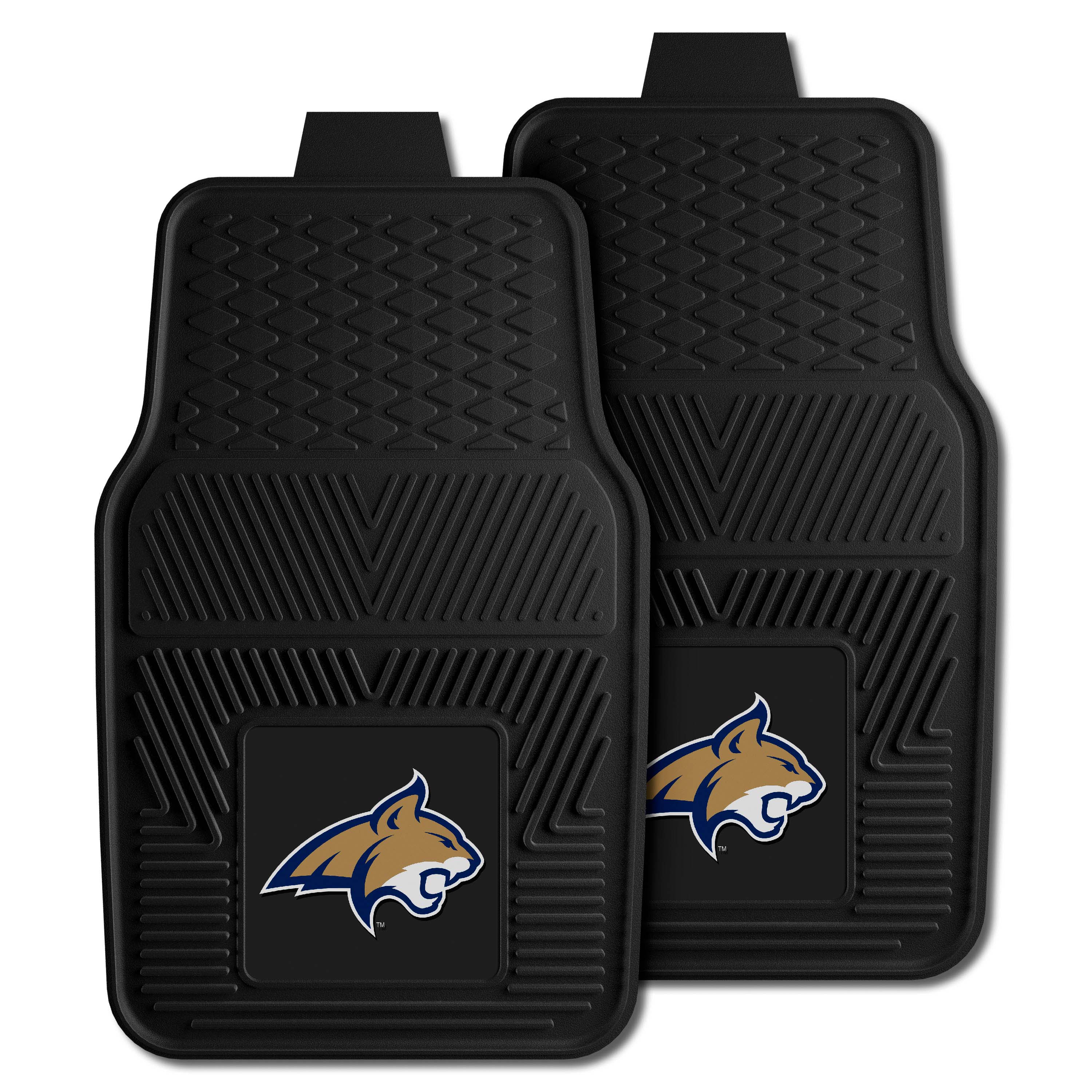 Montana State Grizzlies Heavy Duty Car Mat Set - 2 Pieces