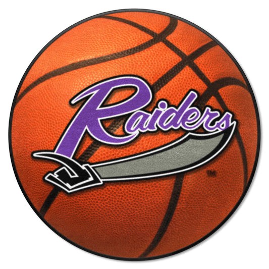 Mount Union Raiders Basketball Rug - 27in. Diameter