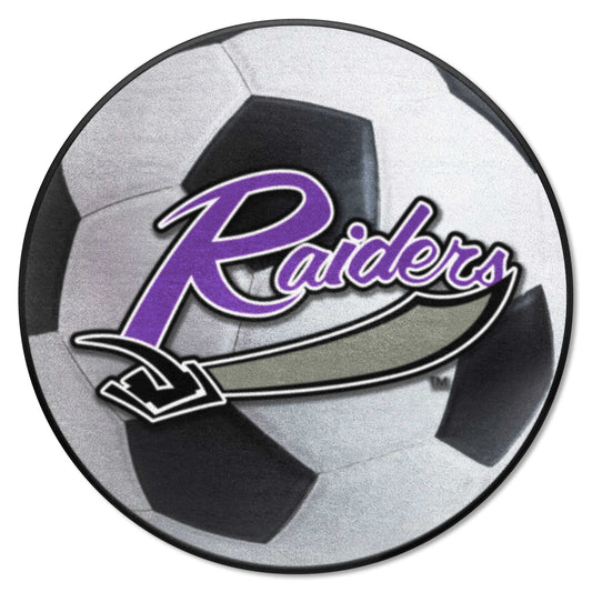 Mount Union Raiders Soccer Ball Rug - 27in. Diameter