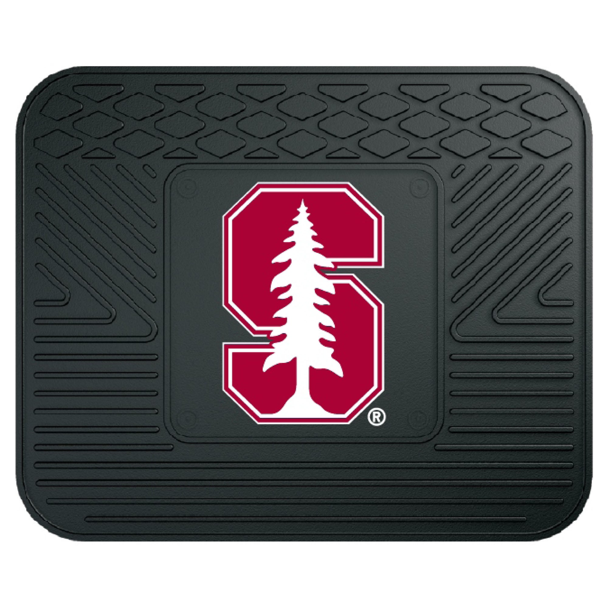 Stanford Cardinal Back Seat Car Utility Mat - 14in. x 17in.