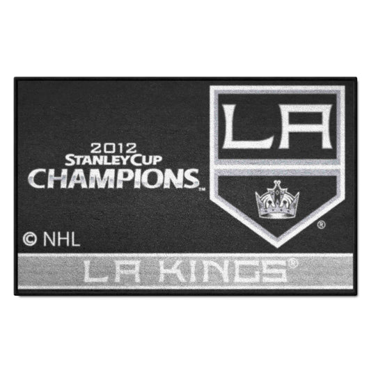 Los Angeles Kings Starter Mat Accent Rug - 19in. x 30in., 2012 NHL Stanley Cup Champions