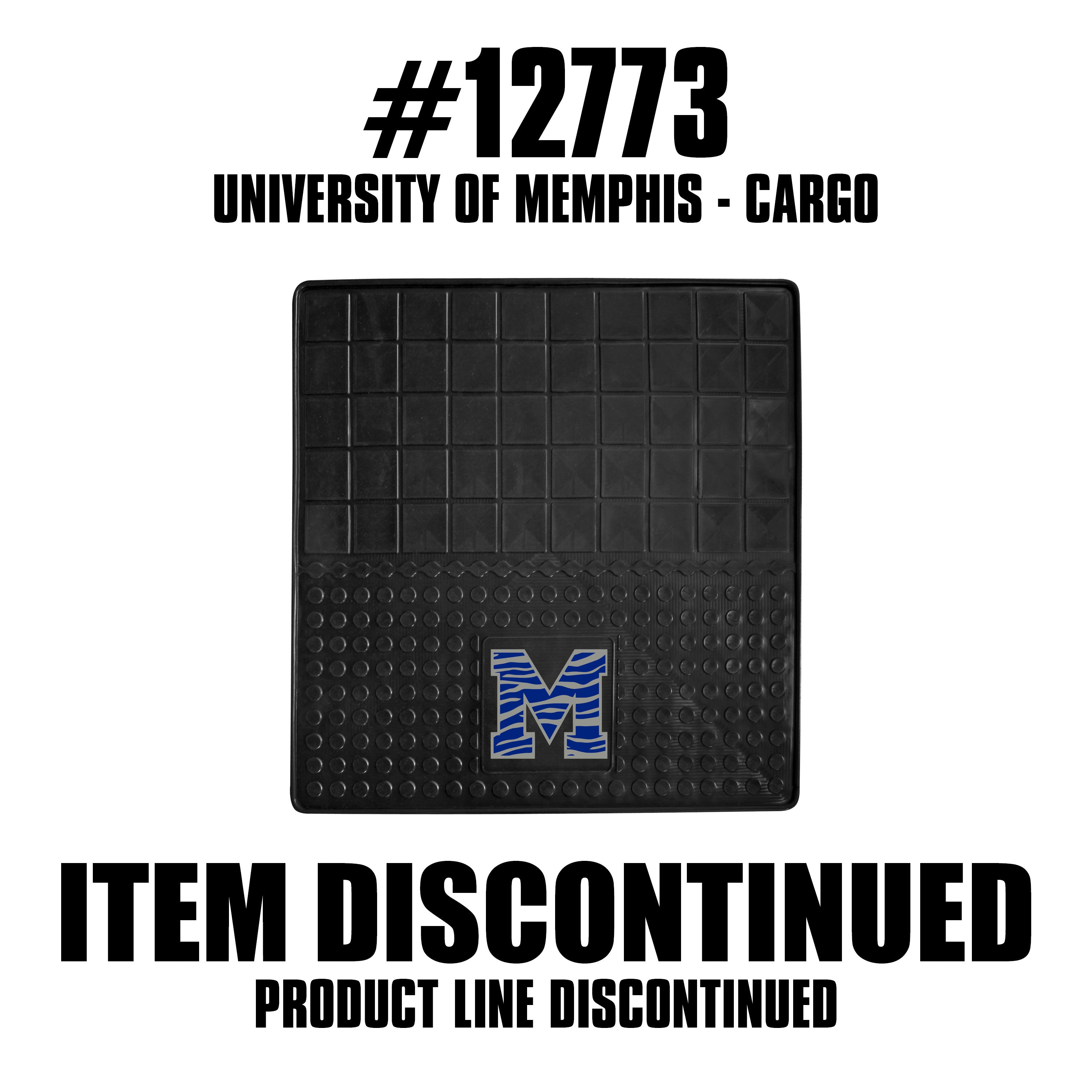 Memphis Tigers Heavy Duty Cargo Mat 31"x31"