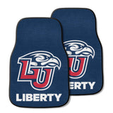 Liberty Flames Front Carpet Car Mat Set - 2 Pieces