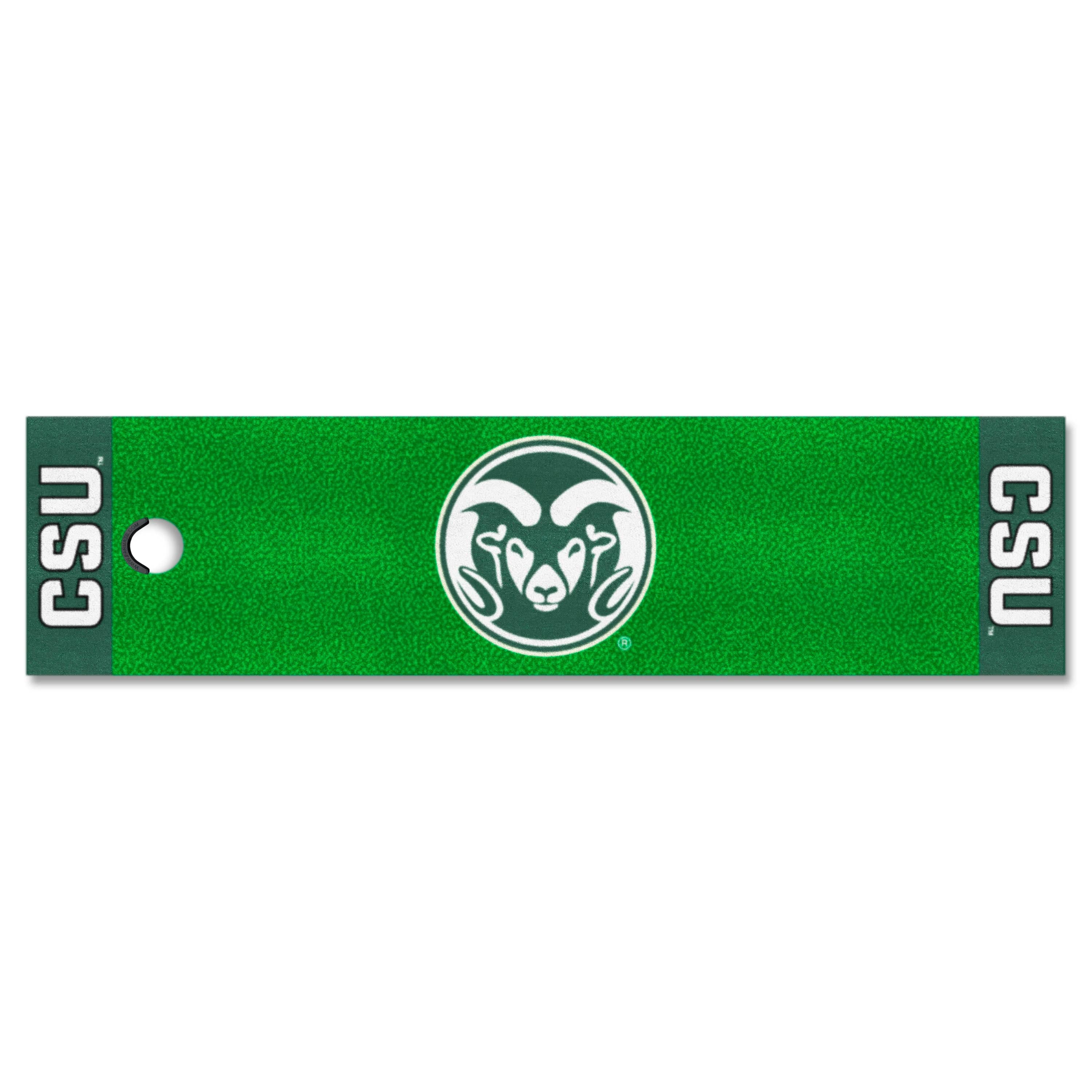 Colorado State Rams Putting Green Mat - 1.5ft. x 6ft. - Colorado State