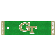 Georgia Tech Yellow Jackets Putting Green Mat - 1.5ft. x 6ft., GT