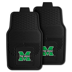 Marshall Thundering Herd Heavy Duty Car Mat Set - 2 Pieces