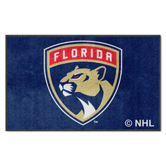 Florida Panthers 4X6 High-Traffic Mat with Durable Rubber Backing - Landscape Orientation